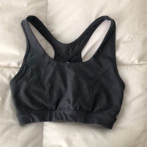 Dark Gray Sports Bra